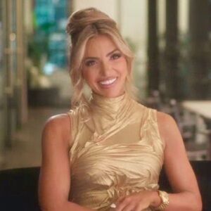 DI PESTA Gold WET LOOK High-Neck Sleeveless Top SIZE XS WORN 1X w tags Netflix